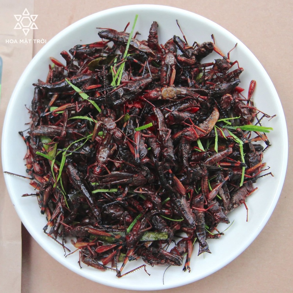 Châu Chấu Cay Giòn, Châu Chấu Rang Lá Chanh, Đồ Khô, Đồ Sấy - HOA MẶT TRỜI FARM | BigBuy360 - bigbuy360.vn