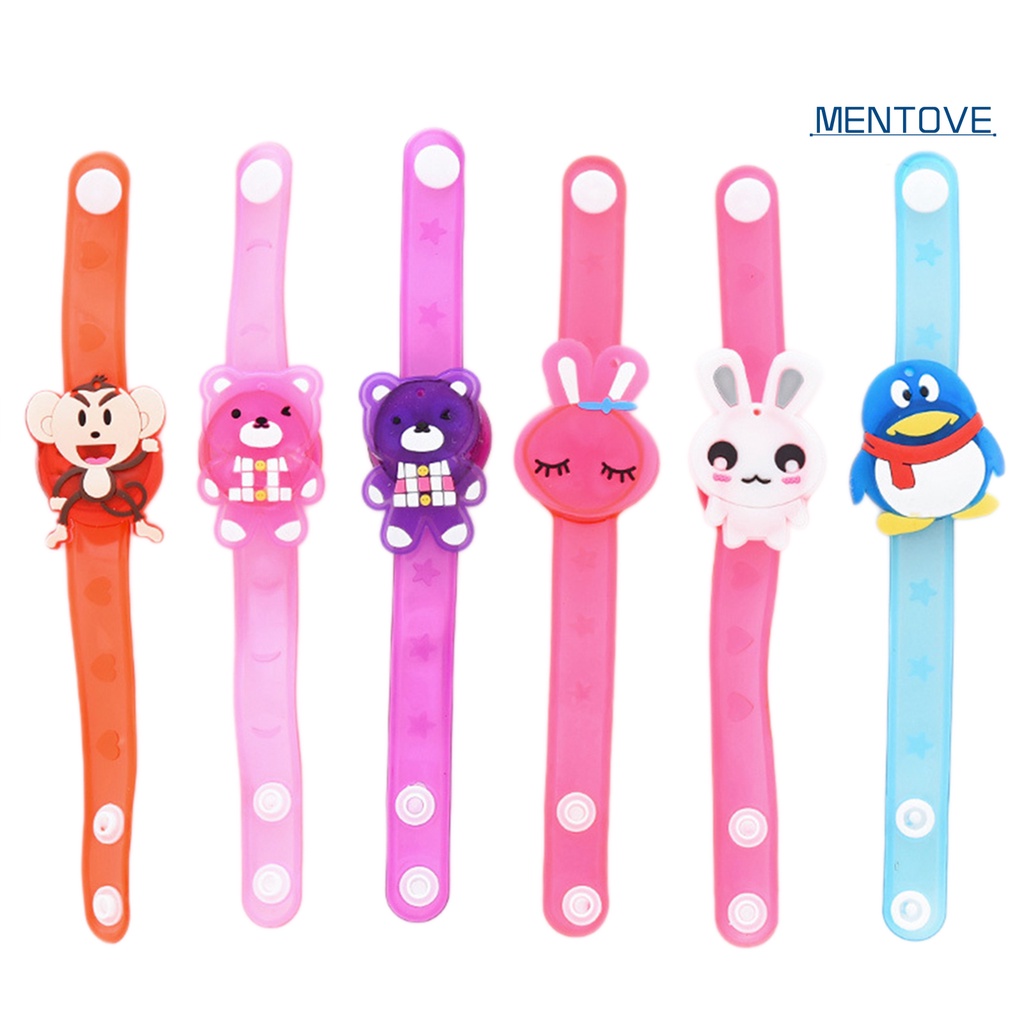 1 Vòng Tay Đèn LED Hoạt Hình Angry Birds Doraemon Cho Bé