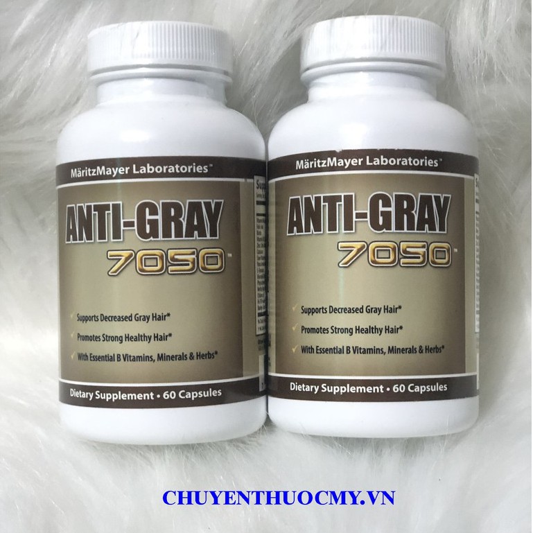 Viên uống hạn chế bạc tóc Antigray 60 viên