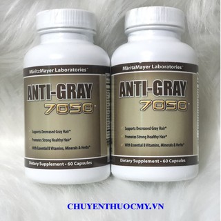 Viên uống hạn chế bạc tóc Antigray 60 viên