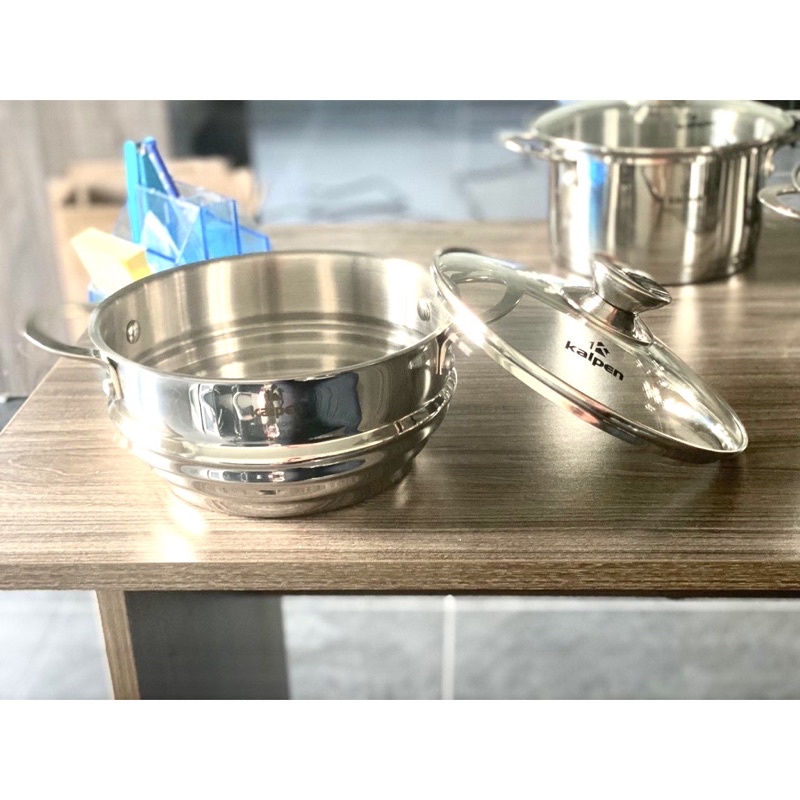 xửng hấp inox 304 Thông Minh Kalpen size 20cm dùng được nồi 16-18-20cm size 24cm 20-22-24 cm