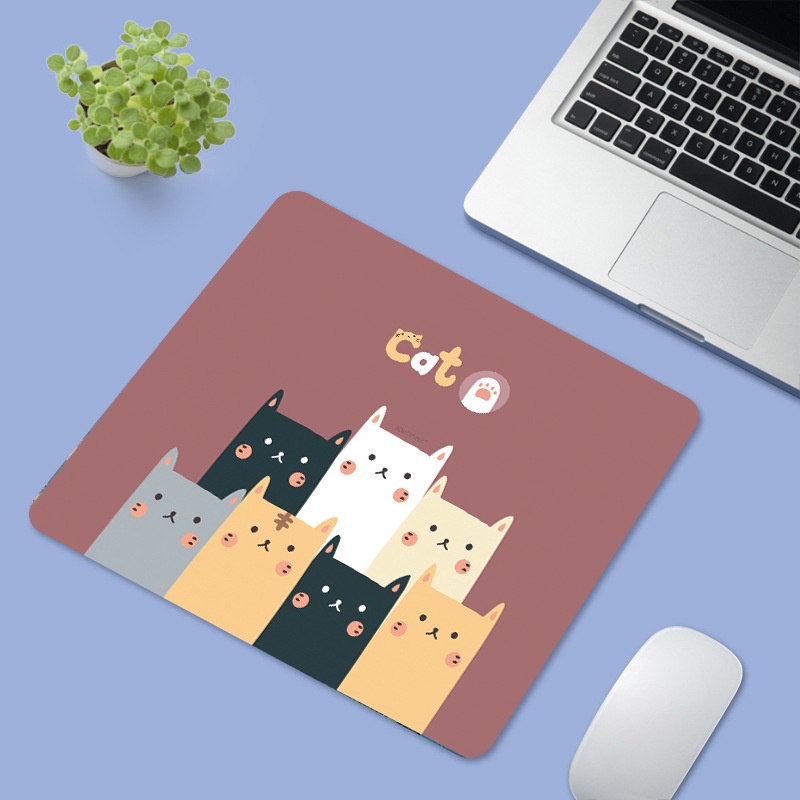 Bộ Lót Chuột Hình Tay Mèo Dễ Thương, Đệm Kê Tay Gõ Phím Silicon Chống Mỏi Cổ Tay