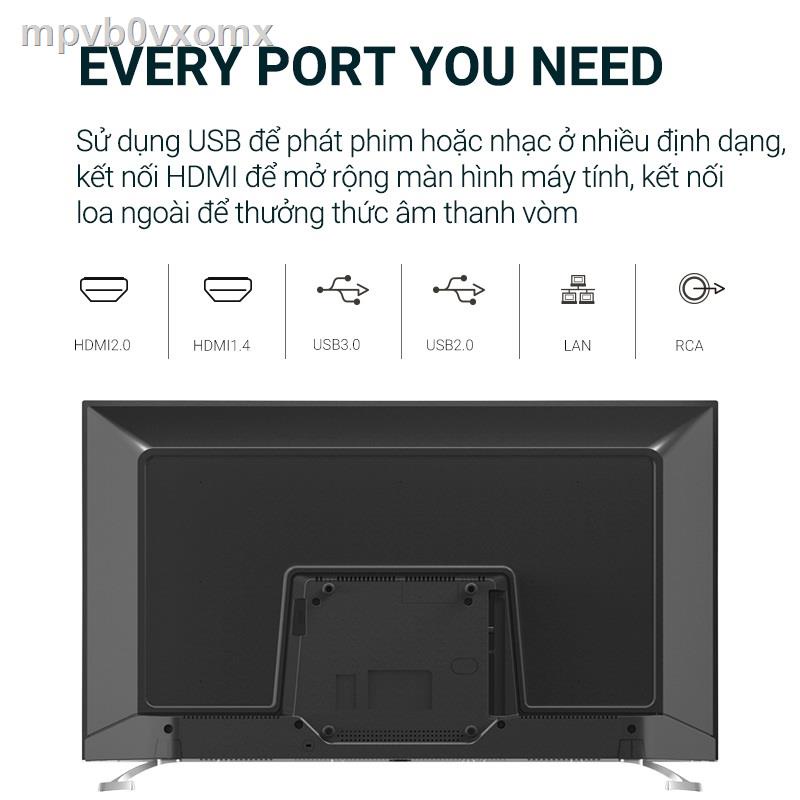 ❍▪▽SMART TV FHD Coocaa 43 inch - Android 9.0 TV - Wifi - viền mỏng - Model 43S6G - tivi giá rẻ Chân viền kim loại google | BigBuy360 - bigbuy360.vn