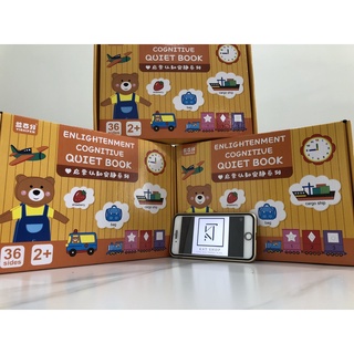 Bộ học liệu xé dán Montessori Matching Book – Sách giáo dục thông minh Montessori