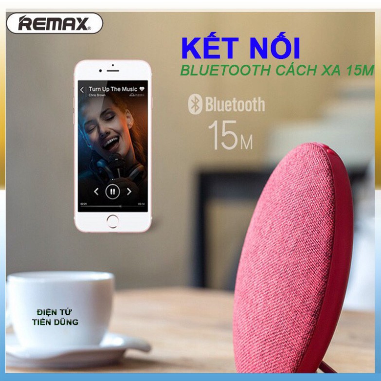 Loa bluetooth Remax RB M9 kết nối 4.1 hàng chuẩn âm thanh to rõ ràng pin dùng được thời gian lâu dễ dàng mang đi ♥️♥️