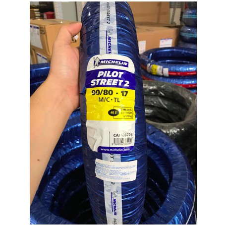 Lốp Michelin cho xe winner, exciter đủ size 80/90-17, 90/80-17 và 120/70-17 street 2