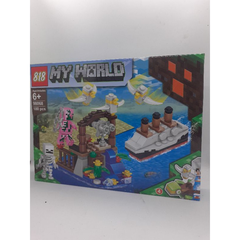 BỘ GHÉP HÌNH LEGO MY WORLD 180 CHI TIẾT. NO 98068