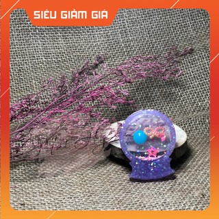 Handmade Móc khóa Shaker Quả cầu tuyết - Làm theo yêu cầu (Key Shaker snowball)