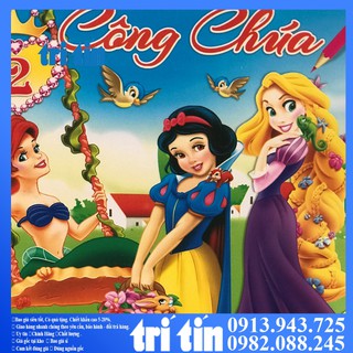 ✅ 𝑭𝒓𝒆𝒆𝒔𝒉𝒊𝒑 ✅ BÉ TẬP TÔ MÀU CÔNG CHÚA.