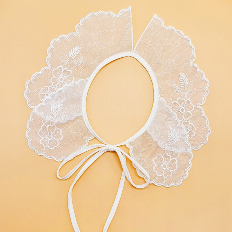 Cổ Áo Giả Thêu Ren Có Thể Tháo Rời