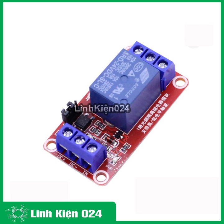 Module Relay 24VDC 1/2 Kênh High/Low