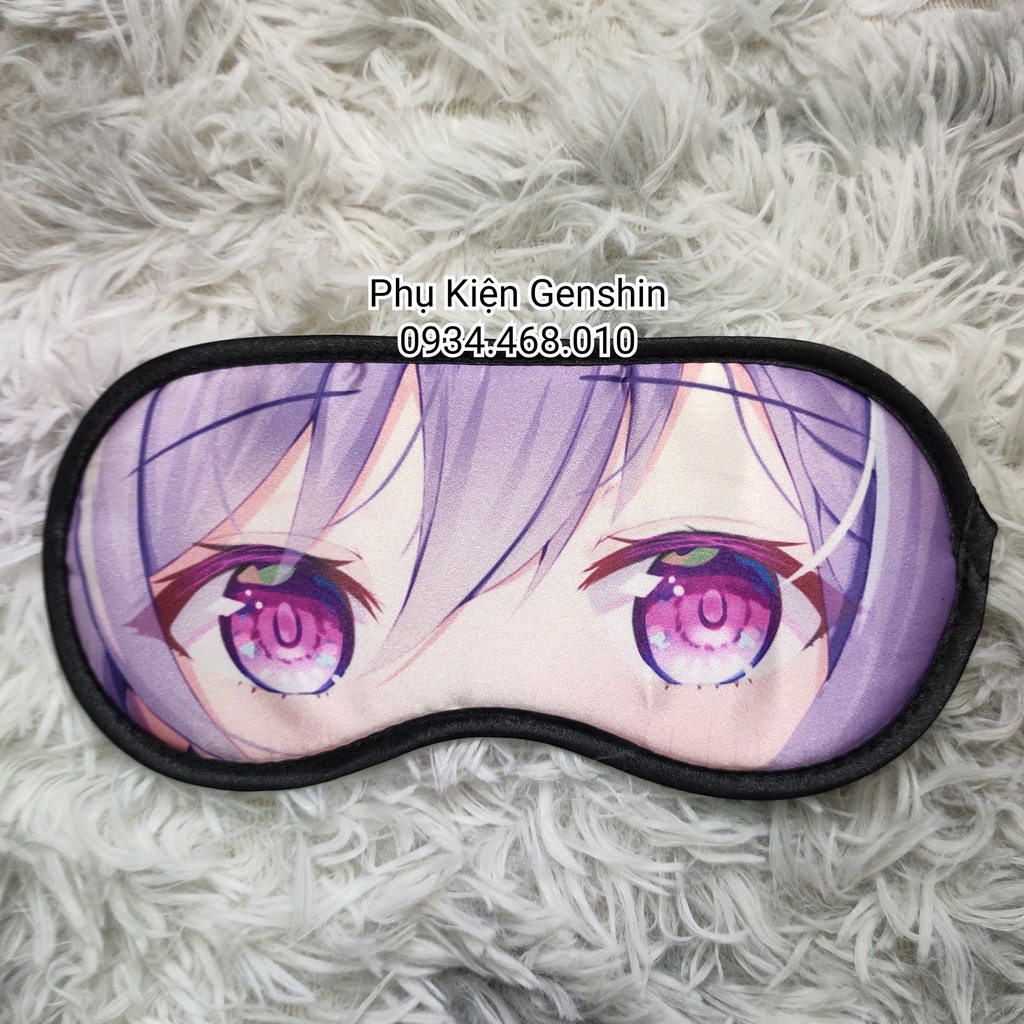 Bịt mắt ngủ Genshin Impact có kèm gel massage thư giãn