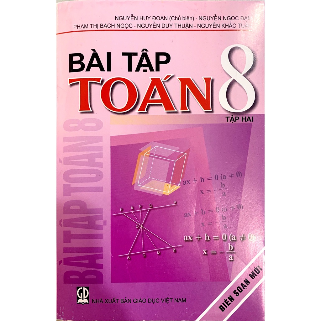 Sách - Bài tập toán 8 tập hai - Biên soạn mới