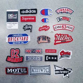 Miếng dán sticker, lô gô , patch ủi , tấm thêu dán vào quần áo