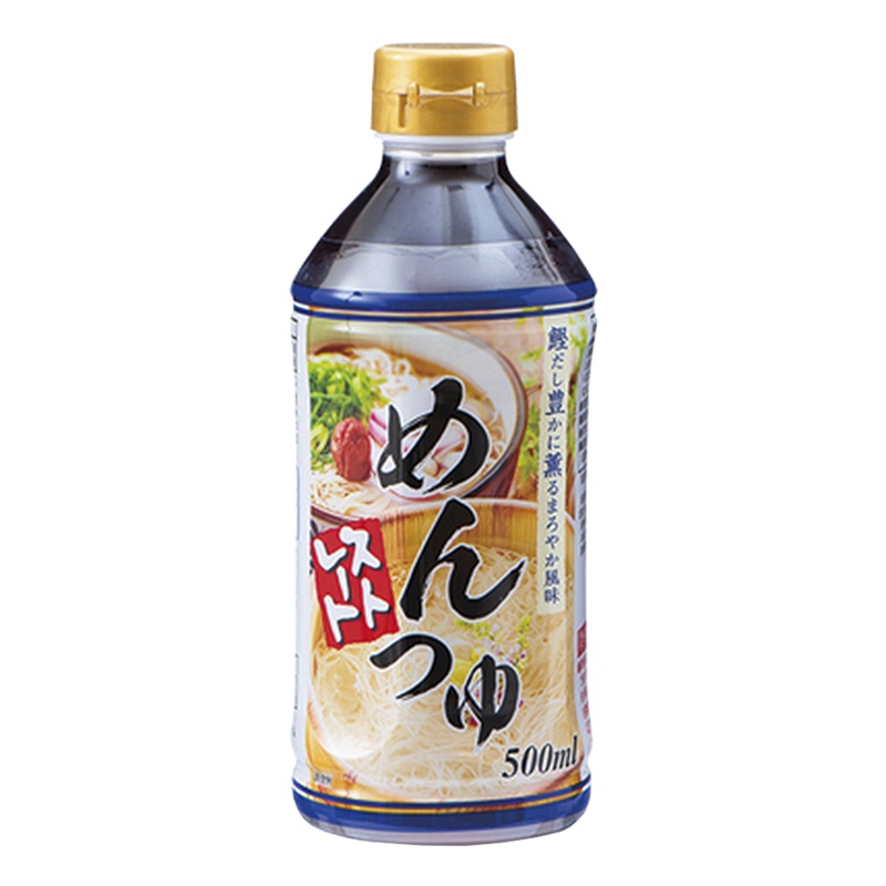 Nước sốt mì ,Nước dùng mì somen tsuyu Kobe Bussan 500mL - Nhật Bản