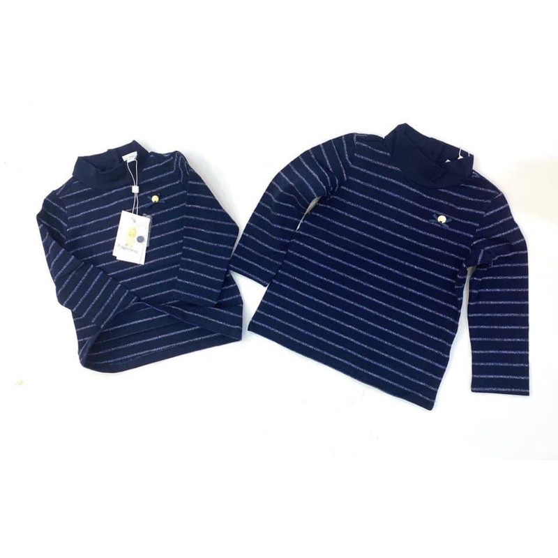 Áo cotton cổ lọ bé trai Fagottino dư xịn