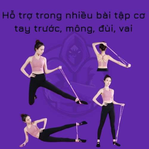 [SIÊU RẺ] Dây cao su tập Yoga - Pilates - Dây Kháng Lực Tập Toàn Thân