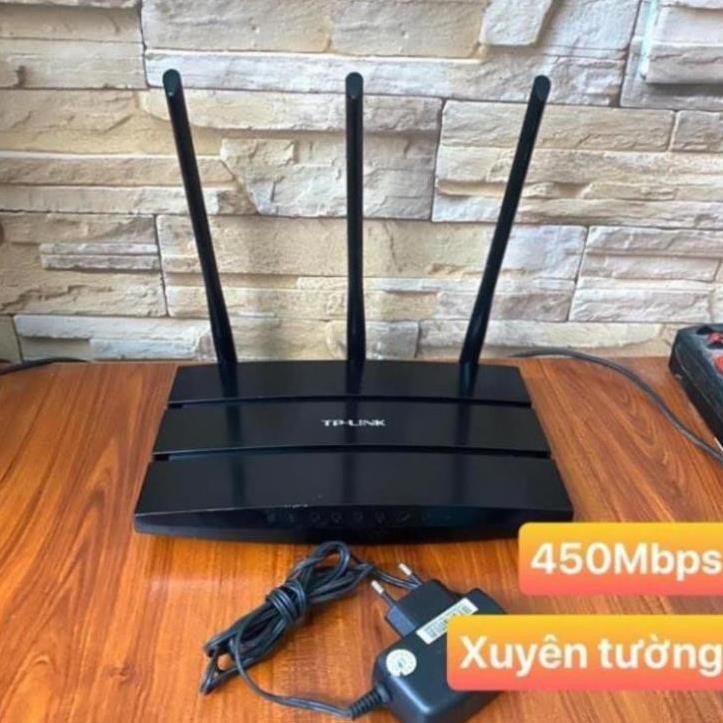 Bộ phát Wifi TPLink 3 râu XUYÊN TƯỜNG, cái đẹp, tốc độ 450Mbps chuyển vận cực khỏe 45 12 Ma20s