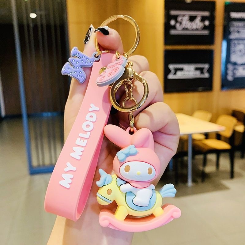 DISNEY Móc Khóa Hello Kitty Dễ Thương Bằng Silicon