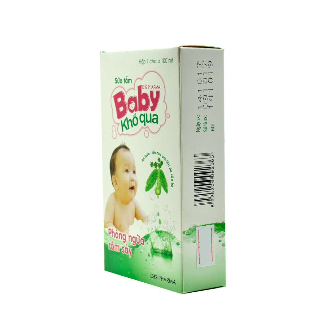 ✅ (CHÍNH HÃNG ) Sữa tắm Baby Khổ Qua – Giúp ngăn ngừa rôm sảy, diệt khuẩn, bệnh về da, giúp bé có làn da mát, mềm mại