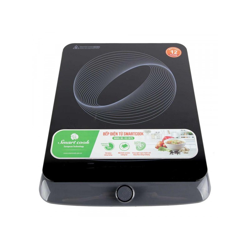 Bếp Điện Từ Elmich Smartcook ICS-3875 Công Suất 2100W Tặng Kèm Nồi Lẩu Inox 26cm