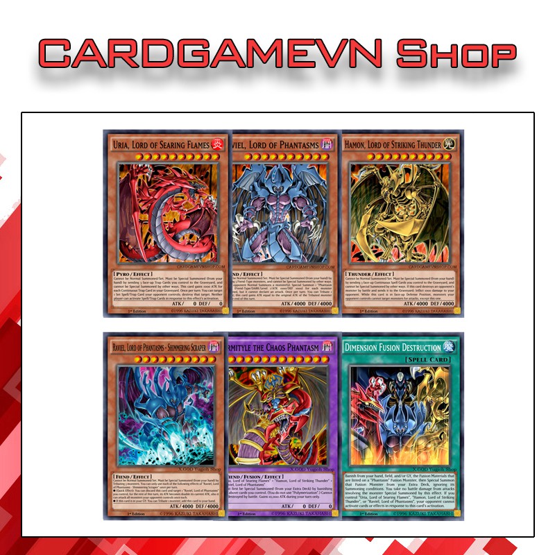 Bộ Bài Yugioh Tam Quỷ Gx Sacred Beasts deck 54 lá