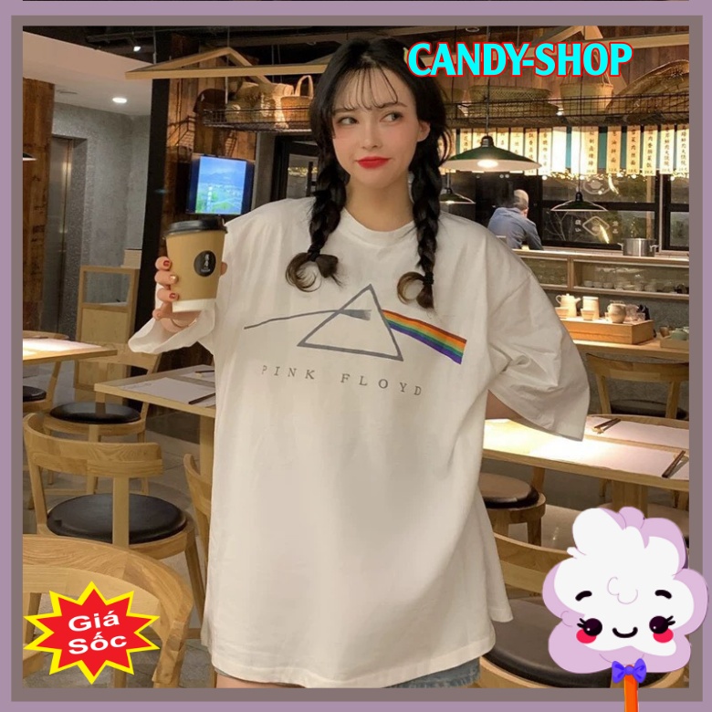 Áo Thun nữ Form Rộng dễ thương, Áo Thun nữ đẹp kiểu hàn quốc giá rẻ Candy-shop