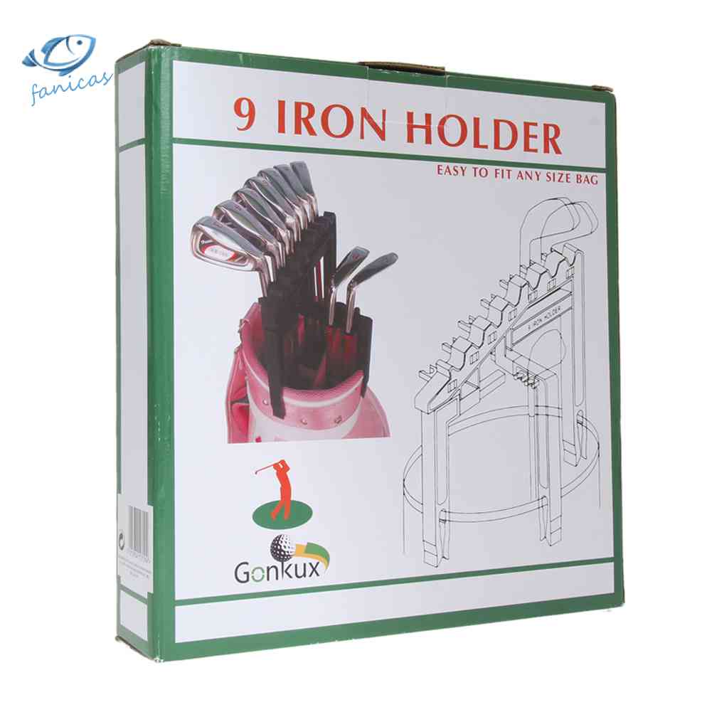 Giá Đỡ Gậy Đánh Golf 9 Trục Bằng Sắt ABS Phù Hợp Với Mọi Kích Thước