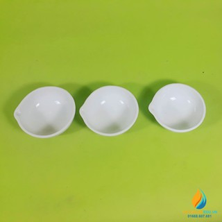 Bát sứ đựng mẫu chất