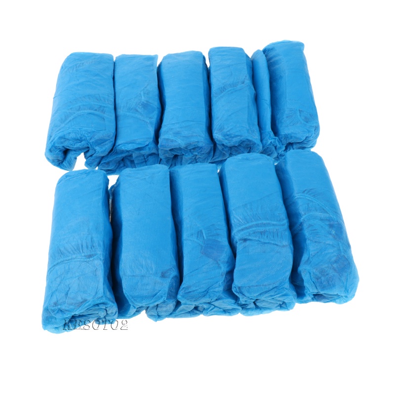 [Hàng mới về] Set 100 vỏ bọc giày dùng một lần chống trượt kesoto2