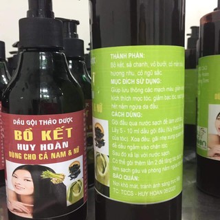 Dầu gội thảo dược bồ kết