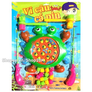 Đồ chơi câu cá, đập chuột hình cua Việt Nam (không kèm vỉ)