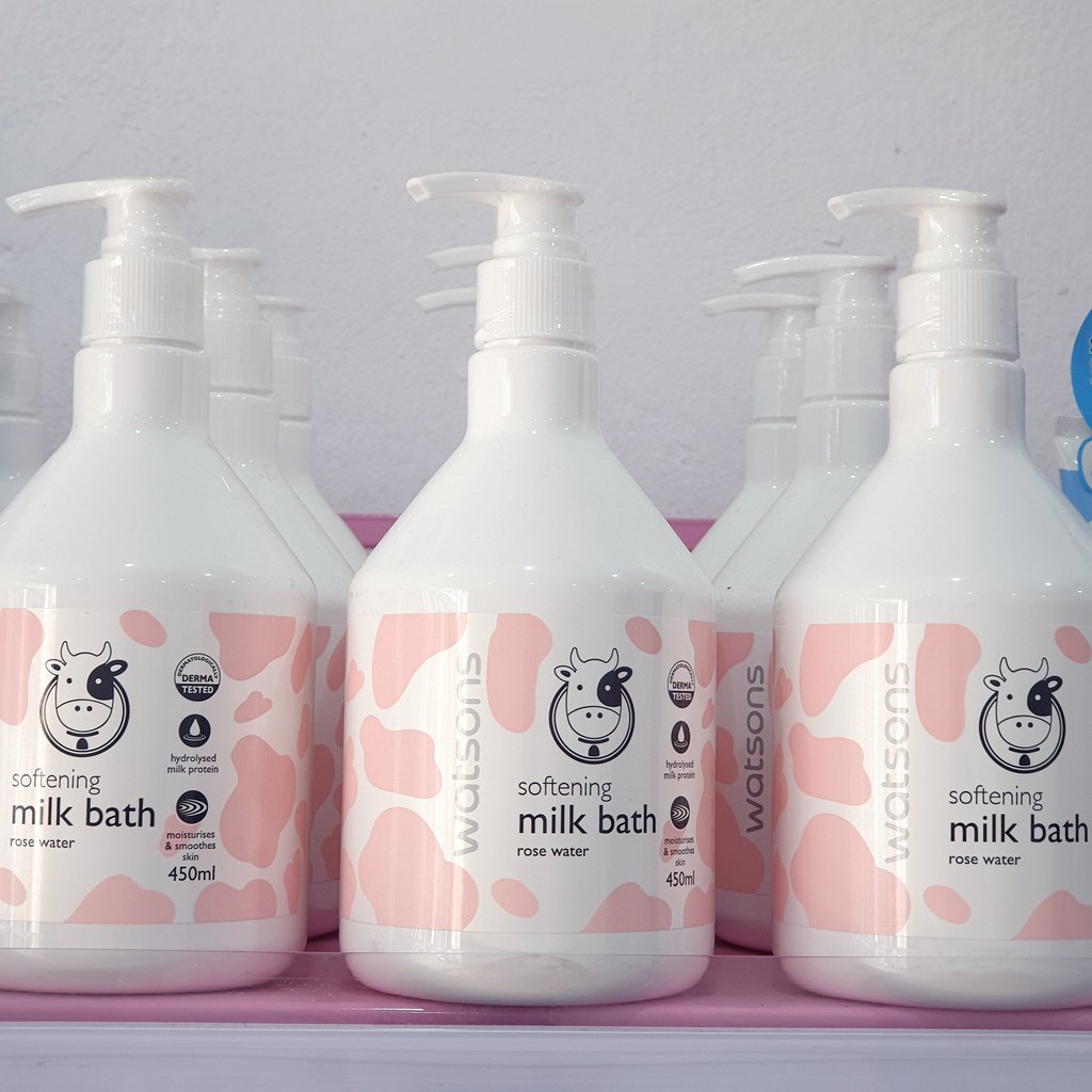 Sữa tắm Milk Bath Watsons 450ml thailan