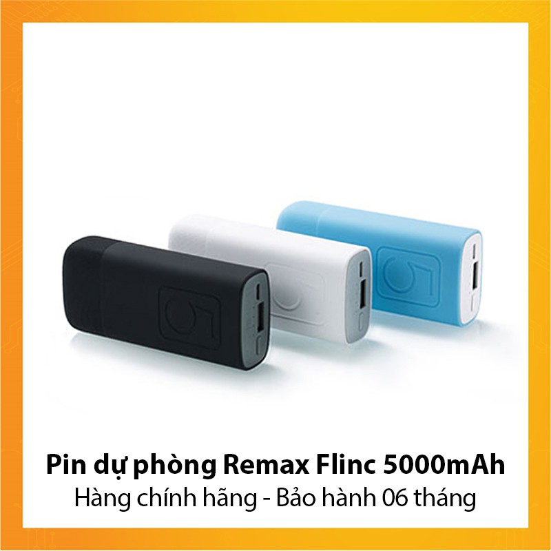 Pin dự phòng Remax Flinc 5000mAh - Hàng chính hãng - Bảo hành 6 tháng