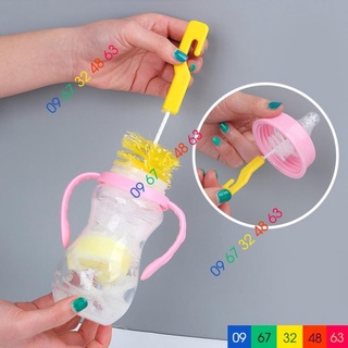 Cọ bình sữa 2 chi tiết đa năng vệ sinh bình và núm ti