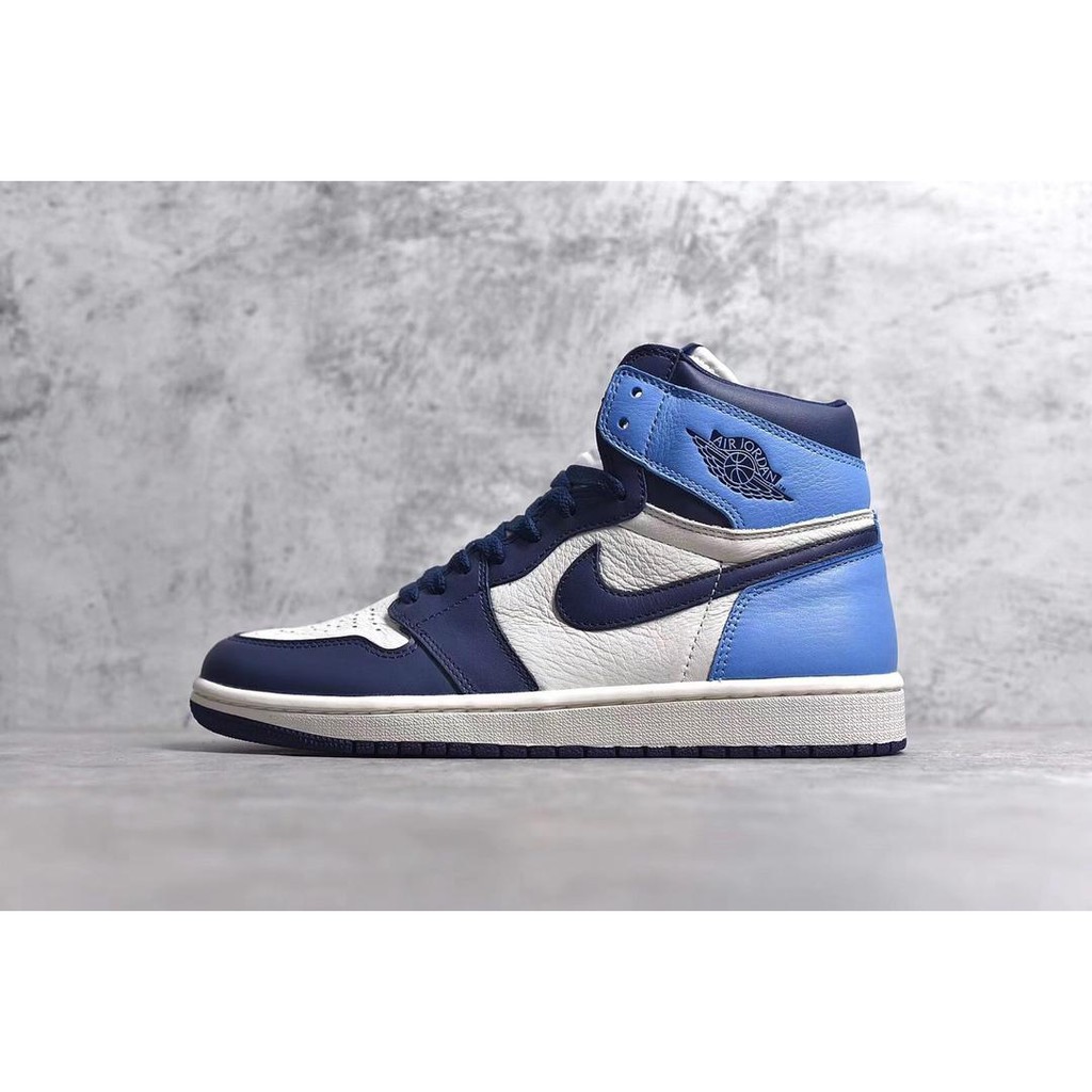 Giày ORDER Nike Air Jordan 1 Retro High  North Carolina Toe chất lượng tốt nhất