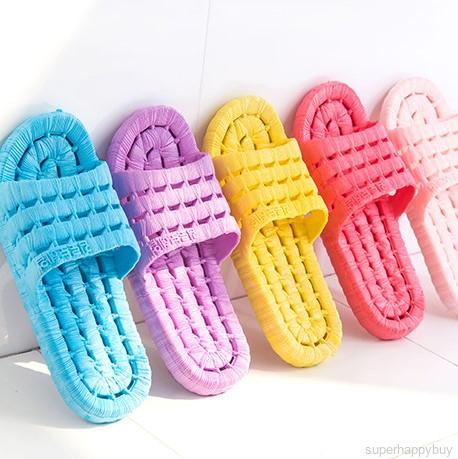 Dép Đi Trong Nhà Chống Trượt Màu Sắc Ngọt Ngào
