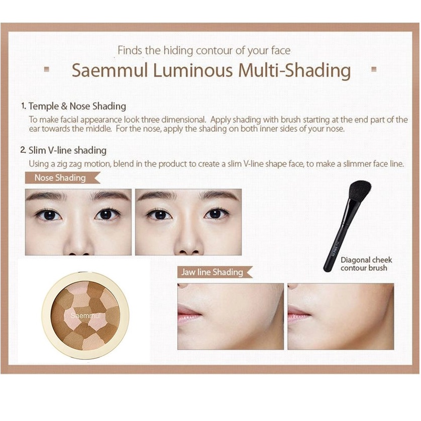 Phấn Bắt Sáng Đa Năng Saemmul Multi Hightlighter 8g