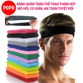 Băng trán thể thao nam thoáng khí thấm mồ hôi (RED) mềm mại, chất liệu cao cấp
