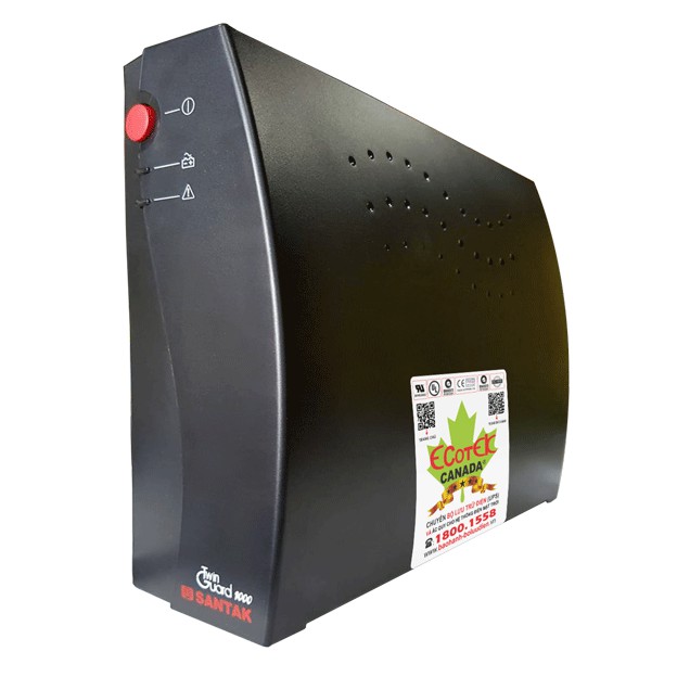 Bộ Lưu Điện UPS Santak TG1000 (1000VA/600W) - Tích Hợp AVR, Bảo Vệ Đa Chiều