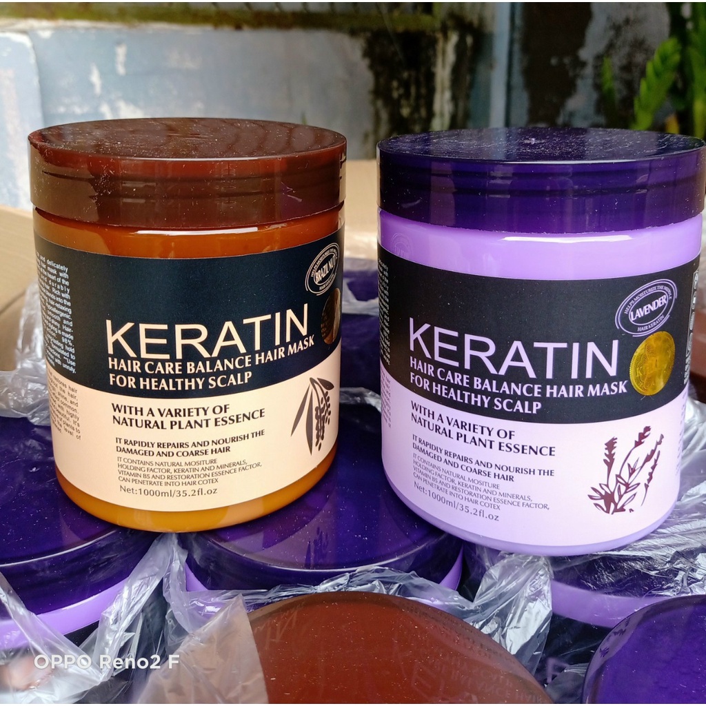 Kem Ủ Tóc KERATIN COLLAGEN 1000ML LAVENDER BRAZIL NUT - Ủ Hấp Tóc Cung Cấp Dưỡng Chất KERATIN Tự Nhiên Loại 1