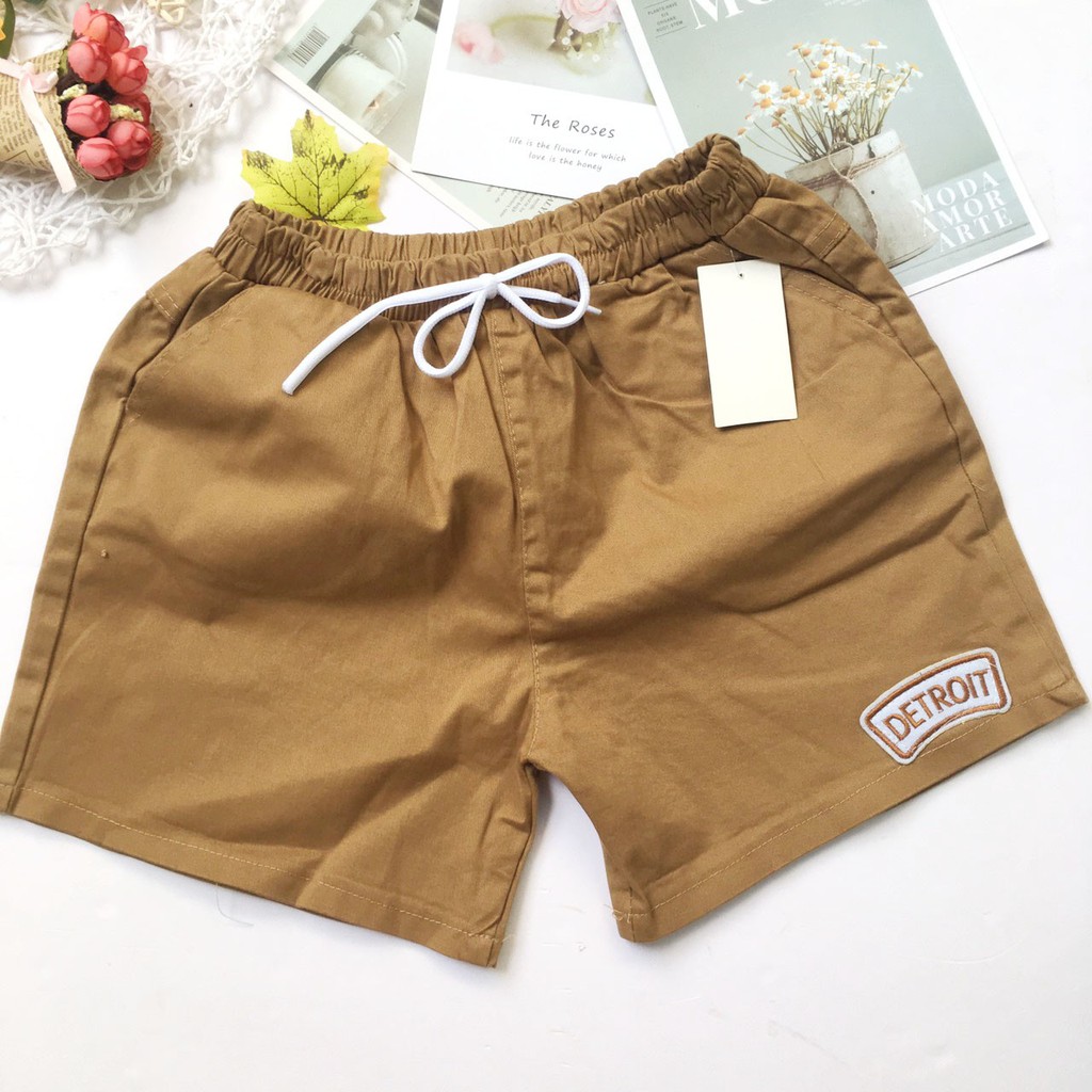 Quần đùi nữ từ 45-50kg sọt nữ vải kaki Lưng Thun - QNU01 | BigBuy360 - bigbuy360.vn