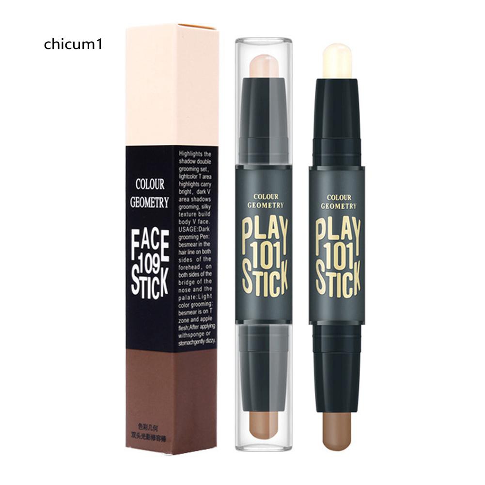 (Hàng Mới Về) Thanh che khuyết điểm Tạo Khối Bắt Sáng Hai Đầu Tiện Dụng | BigBuy360 - bigbuy360.vn