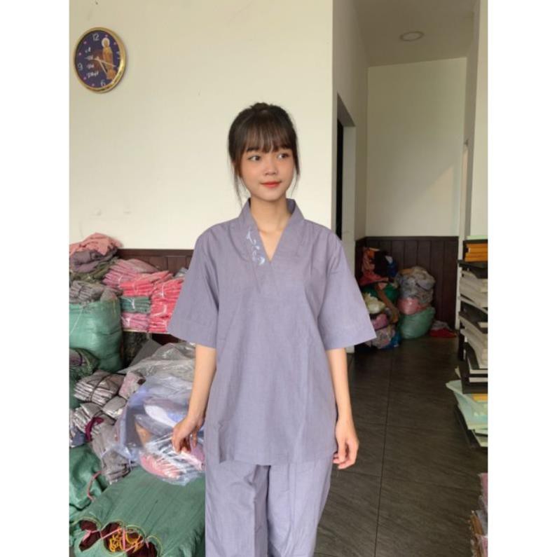 ĐỒ LAM ĐI CHÙA- MẪU TIXI THÊU CỔ NAM NỮ - HÀNG LOẠI 1 CAO CẤP