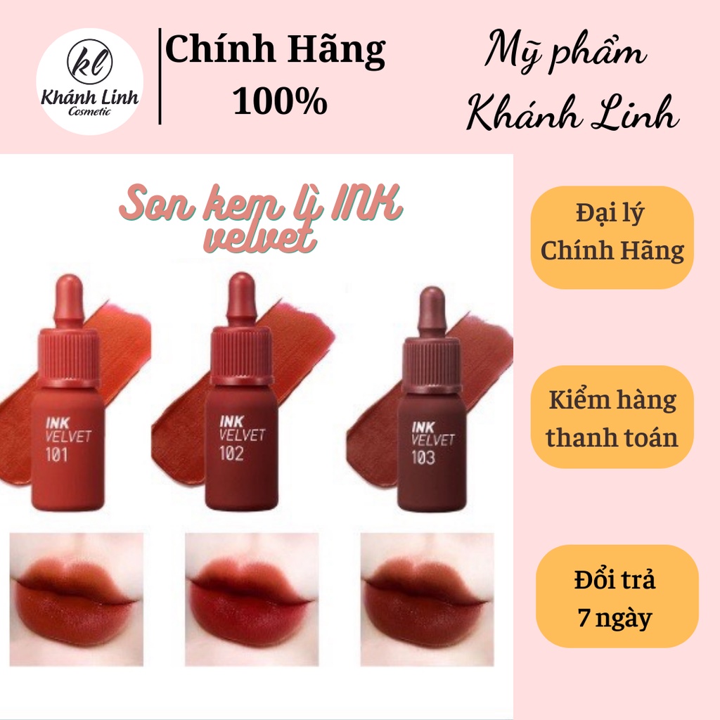 Son Ink 101,102,103 (son kem lì INK velvet)