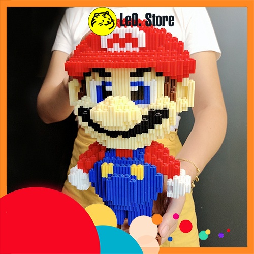 LEGO🌸 Bộ đồ chơi lắp ráp mô hình nhân vật hoạt hình 3D độc đáo phong cách dùng decor trang trí