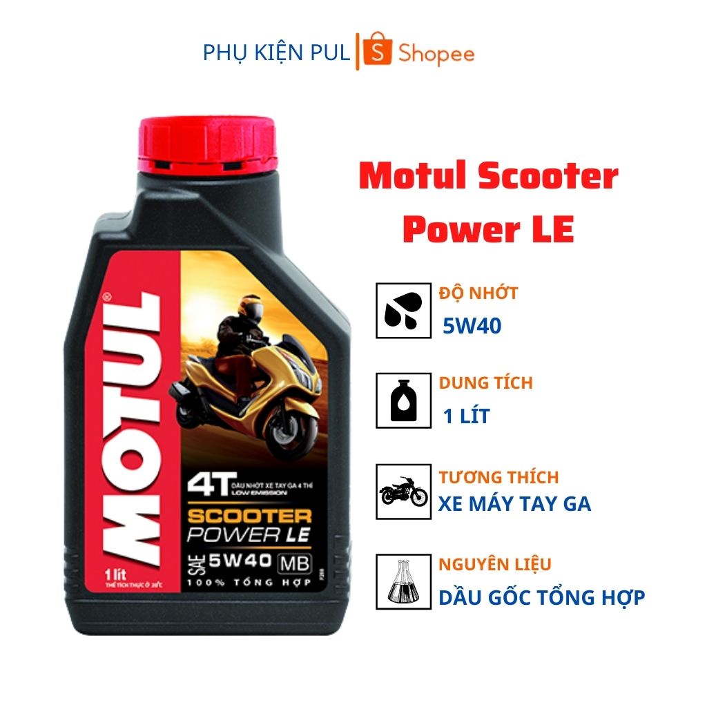 Dầu nhớt Motul cho xe máy tay ga xe số xe côn tay hàng chính hãng