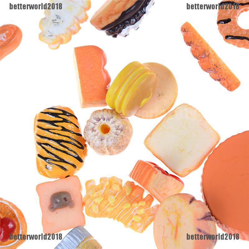 Bộ 10 Mô Hình Thức Ăn mini Trang Trí Nhà Búp Bê