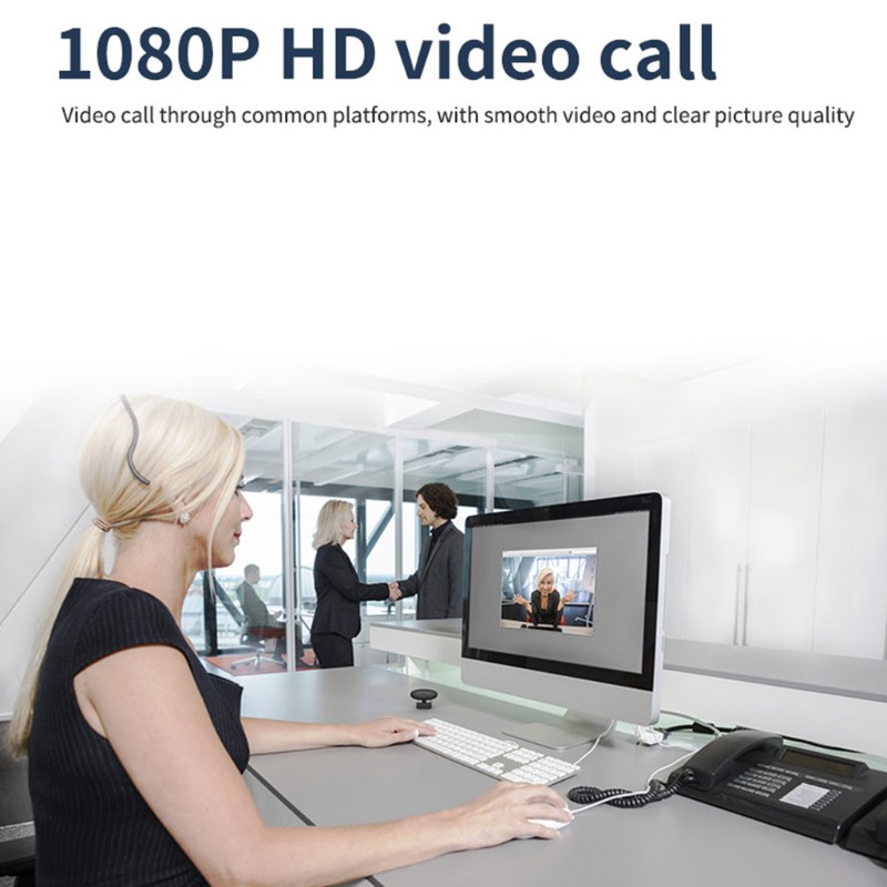 Webcam 1080p-hd Mini Có Mic Để Bàn Xoay Được | BigBuy360 - bigbuy360.vn