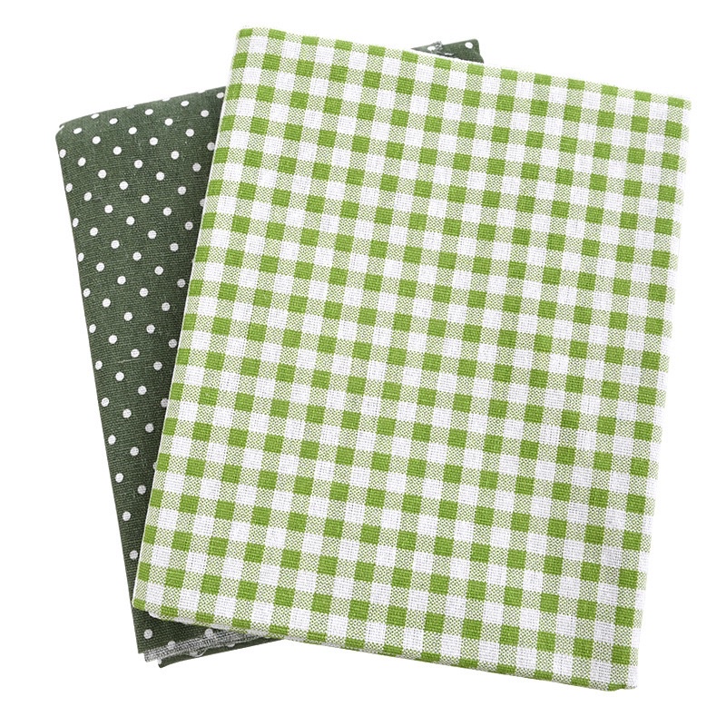 Vải Bố/vải Canvas May Rèm, Khăn Bàn, Decor Trang Trí Họa Tiết Caro Xanh